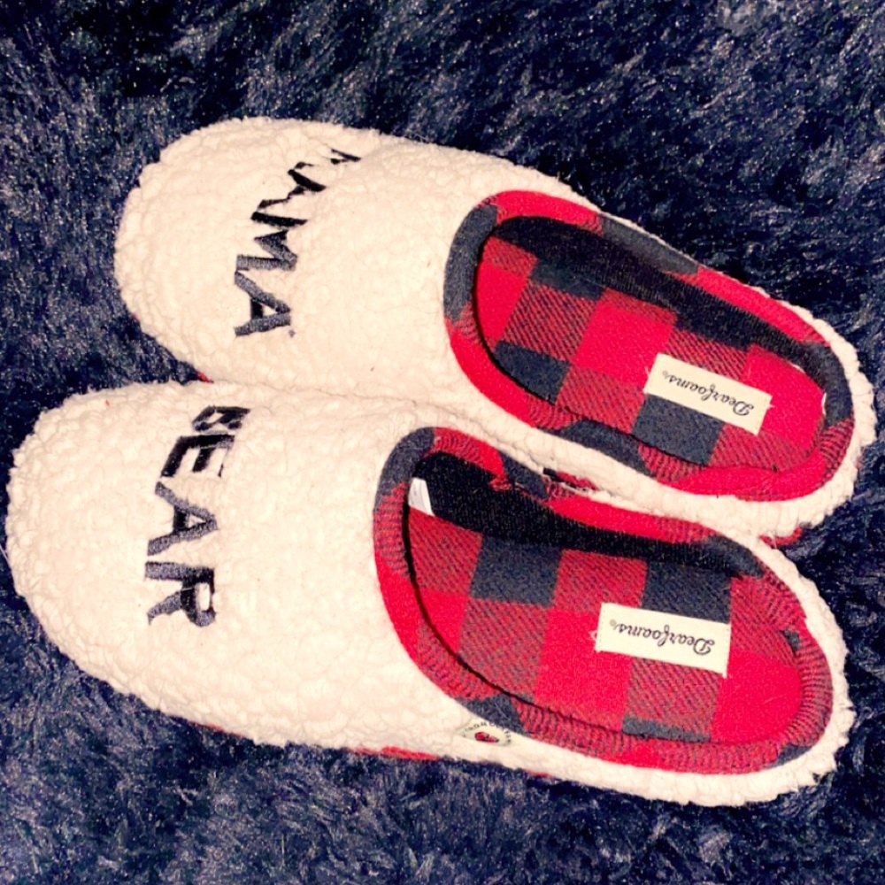 Mama bear slippers